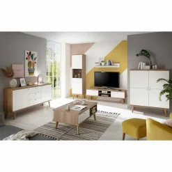 Zweifarbiges Wohnzimmer Möbel Set - Cablos (sechsteilig)^Wohnen Online