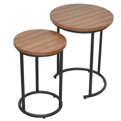 Zweisatztisch in Walnuss Braun - Elefontra (zweiteilig)^Wohnen Best