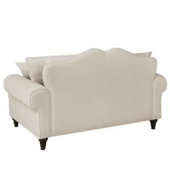 Zweisitzer Sofa in Beige & Dunkelbraun - Merandes^Wohnen Best