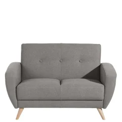 Zweisitzer Sofa in Grau Microfaser - Durencas^Wohnen Online