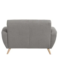 Zweisitzer Sofa in Grau Microfaser - Durencas^Wohnen Online