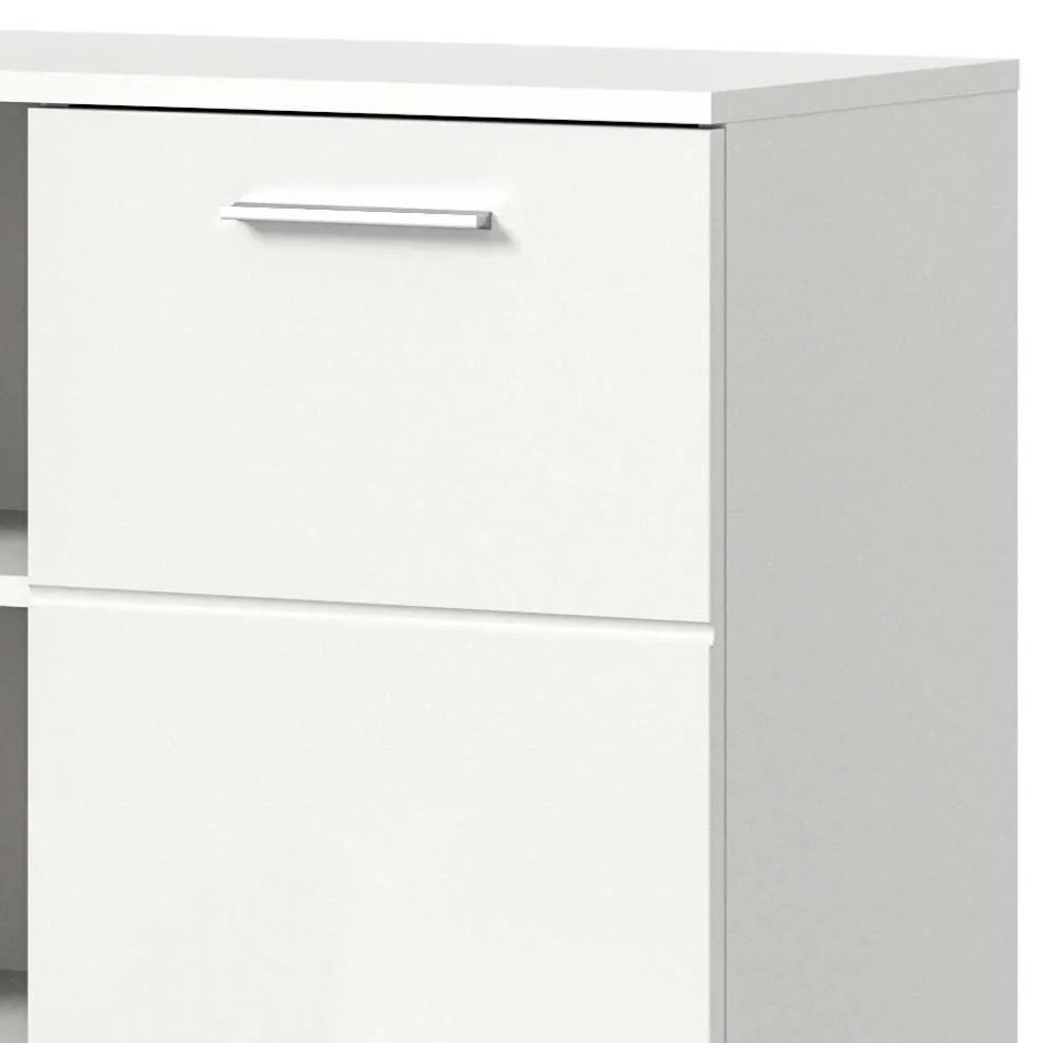 Wohnen Zweiteiliges Dielenmöbel Set Hochglanz - Rugova (zweiteilig)