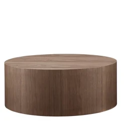 Zylinder Wohnzimmertisch in Walnuss Furnier - Mateon^Wohnen Discount