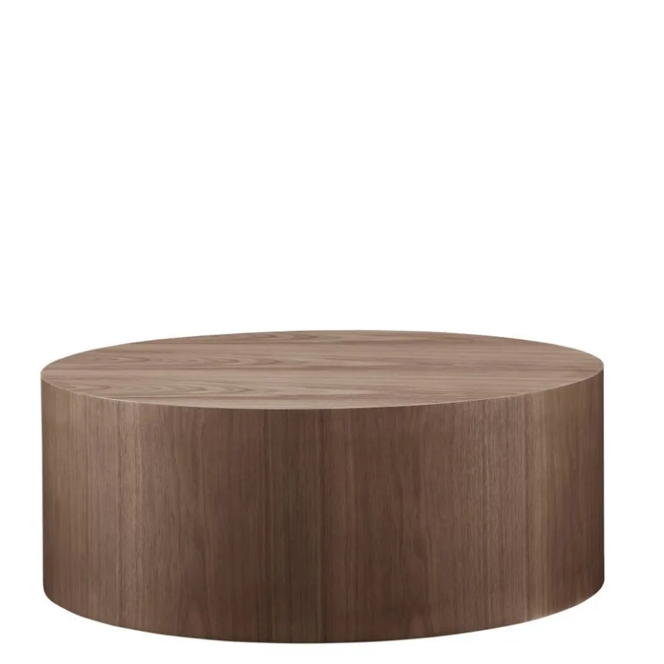 Zylinder Wohnzimmertisch in Walnuss Furnier - Mateon^Wohnen Discount