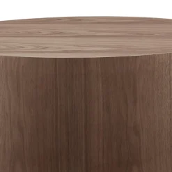 Zylinder Wohnzimmertisch in Walnuss Furnier - Mateon^Wohnen Discount
