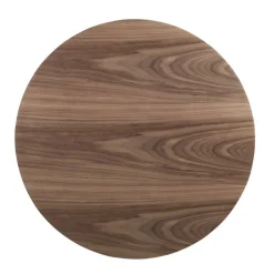 Zylinder Wohnzimmertisch in Walnuss Furnier - Mateon^Wohnen Discount