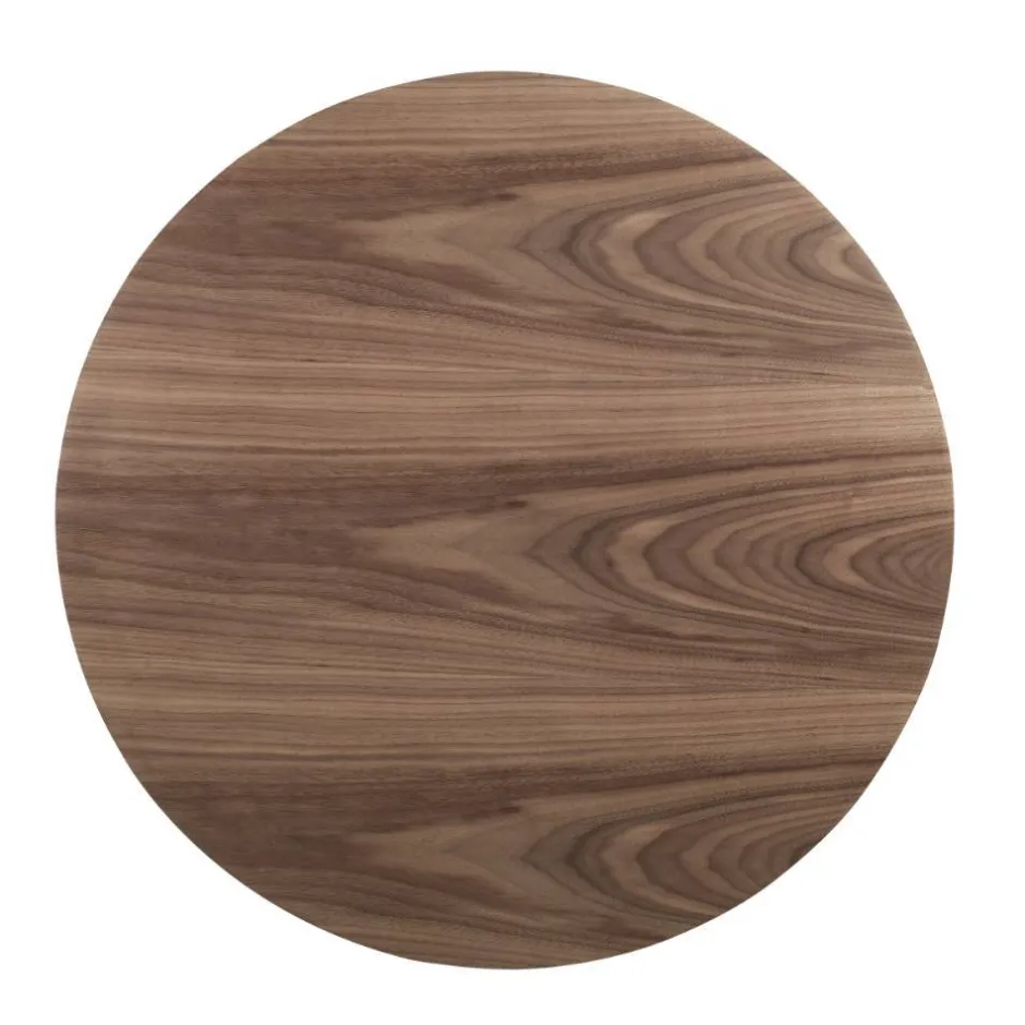 Zylinder Wohnzimmertisch in Walnuss Furnier - Mateon^Wohnen Discount